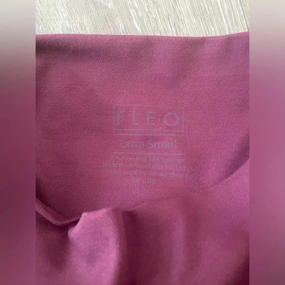 Fleo Pink‎ Full Length Leggings XS - Picture 3 of 3